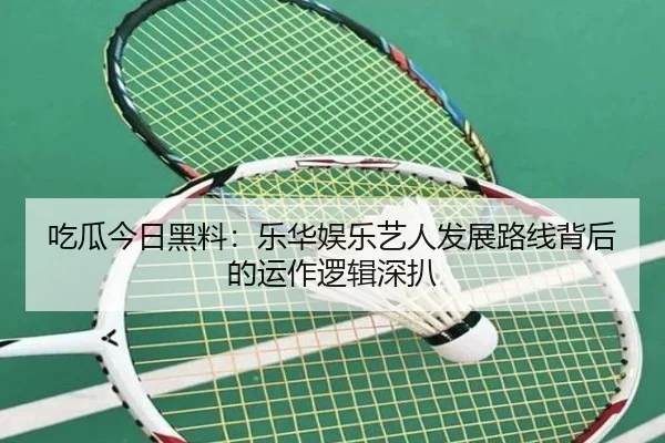 吃瓜今日黑料：乐华娱乐艺人发展路线背后的运作逻辑深扒